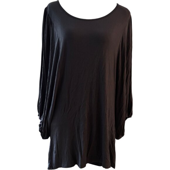 POL Dolman Sleeve Navy Blue Tunic top Oversized sz S fits up to L NWOT - Picture 9 of 9